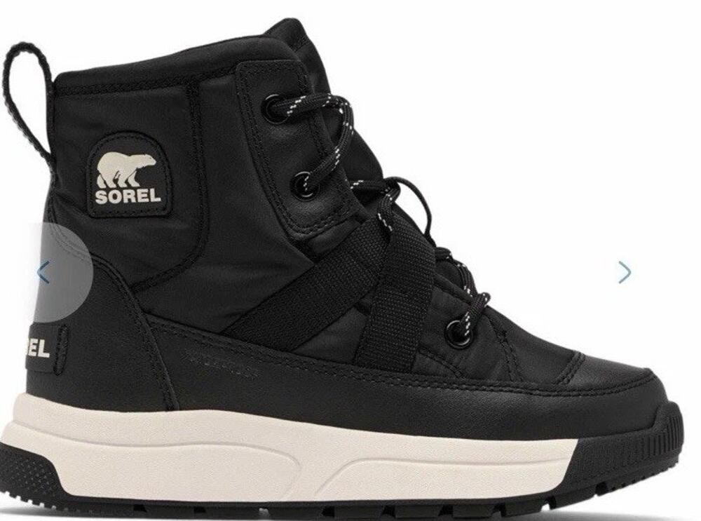 Sorel Kids' WHITNEY III MID WP Boots Sz 1 NEW
